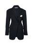 Main View - Click To Enlarge - JACQUEMUS - 'La Vest De Costume' asymmetric wool blazer