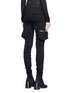 Back View - Click To Enlarge - RICK OWENS  - Jersey skinny cargo pants