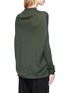 Back View - Click To Enlarge - RICK OWENS  - Batwing sleeve virgin wool sweater