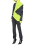 Figure View - Click To Enlarge - VETEMENTS - 'P.E.T.S.' print oversized neon oversized hoodie