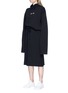 Front View - Click To Enlarge - VETEMENTS - Eyes print oversized hoodie dress