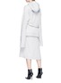 Figure View - Click To Enlarge - VETEMENTS - Eyes print oversized hoodie dress