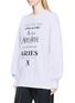 Front View - Click To Enlarge - ARIES - 'Perfume' logo print sweatshirt
