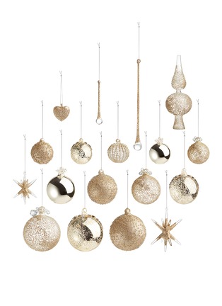 Main View - Click To Enlarge - SHISHI - 60-piece glass Christmas ornament set