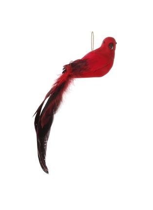 Main View - Click To Enlarge - SHISHI - Longtail bird Christmas ornament – Red