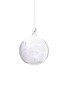 Main View - Click To Enlarge - TOPSHOP - Feather glass Christmas ornament