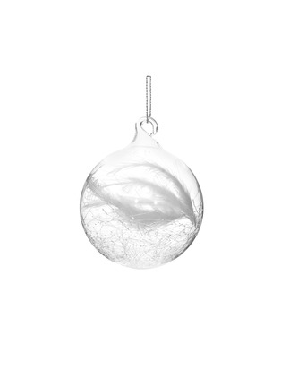 Main View - Click To Enlarge - SHISHI - Feather thread small glass Christmas ornament