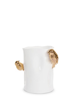 Main View - Click To Enlarge - NUDE - Bird medium porcelain vase