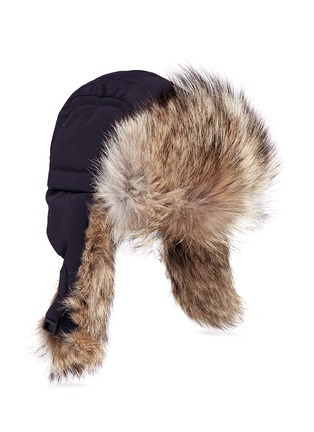 Main View - Click To Enlarge - CANADA GOOSE - Coyote fur trim aviator hat