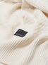Detail View - Click To Enlarge - CANADA GOOSE - 'Basket Stitch' Merino wool scarf