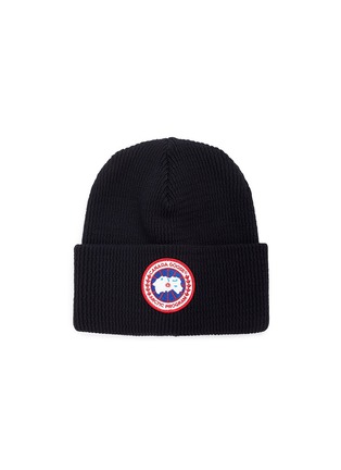 Main View - Click To Enlarge - CANADA GOOSE - 'Arctic Disc' Merino wool beanie
