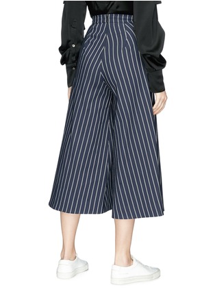 Back View - Click To Enlarge - 72723 - Stripe twill culottes