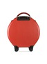 Detail View - Click To Enlarge - OOKONN - Round carry-on spinner suitcase – Red
