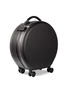  - OOKONN - Round carry-on spinner suitcase – Black