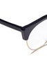 Detail View - Click To Enlarge - SUPER - 'Numero 30' metal rim acetate browline optical glasses