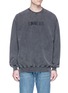 Main View - Click To Enlarge - BALENCIAGA - 'Sinners' embroidered washed sweatshirt