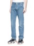 Front View - Click To Enlarge - BALENCIAGA - Distressed washed jeans