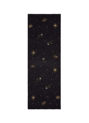 Main View - Click To Enlarge - JANAVI - 'Star Burst' embellished cashmere scarf