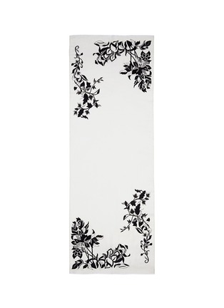 Main View - Click To Enlarge - JANAVI - 'Floral Vines' embroidered cashmere scarf