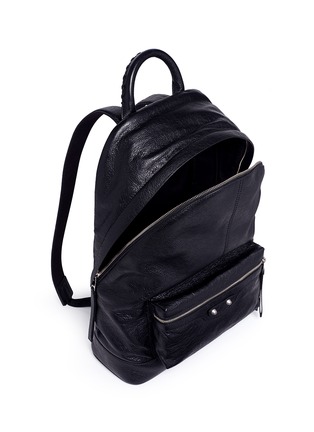  - BALENCIAGA - 'Arena' crinkled leather backpack