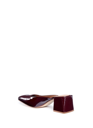 Detail View - Click To Enlarge - LOQ - 'Vale' patent leather mules