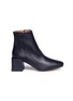 Main View - Click To Enlarge - LOQ - 'Lazaro' block heel leather ankle boots