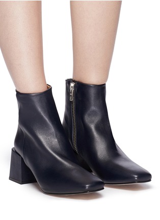 Figure View - Click To Enlarge - LOQ - 'Lazaro' block heel leather ankle boots