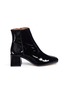 Main View - Click To Enlarge - LOQ - 'Lazaro' block heel patent leather ankle boots