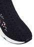 Detail View - Click To Enlarge - ASH - 'Lotus' floral embroidered perforated knit sock sneakers