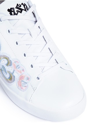 Detail View - Click To Enlarge - ASH - 'Nak Bis' floral embroidered leather sneakers