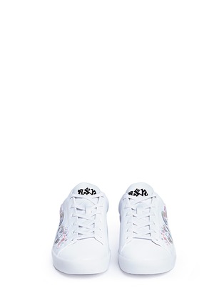 Front View - Click To Enlarge - ASH - 'Nak Bis' floral embroidered leather sneakers
