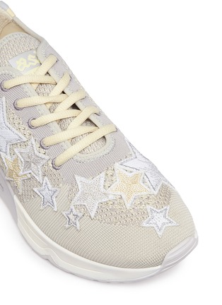 Detail View - Click To Enlarge - ASH - 'Lucky Star' appliqué knit sneakers