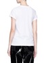 Back View - Click To Enlarge - RAG & BONE - Rose embroidered T-shirt
