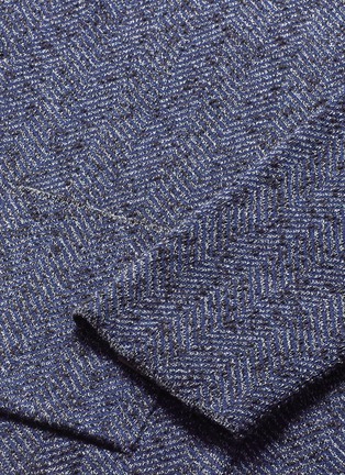 Detail View - Click To Enlarge - ALTEA - Herringbone soft blazer