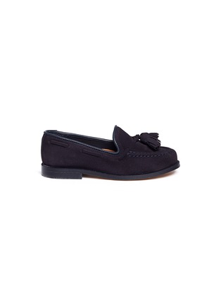Main View - Click To Enlarge - ELI - Tassel suede toddler loafers