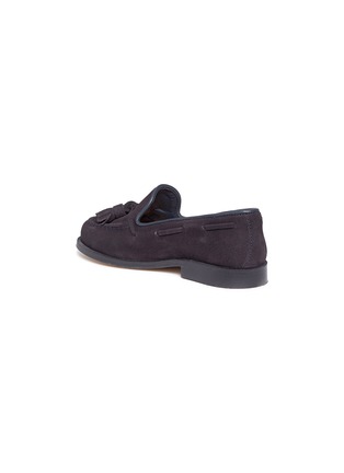 Figure View - Click To Enlarge - ELI - Tassel suede kids loafers