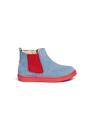Main View - Click To Enlarge - ELI - Suede toddler Chelsea boots