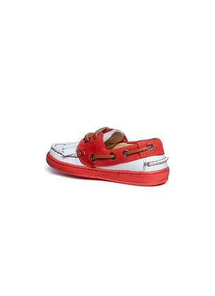 Figure View - Click To Enlarge - ELI - Leather toddler kiltie moccasins