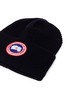 Detail View - Click To Enlarge - CANADA GOOSE - 'Arctic Disc' Merino wool beanie