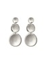 Main View - Click To Enlarge - J. HARDYMENT - '3 Round Thumbprint' coin drop earrings