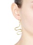 Figure View - Click To Enlarge - J. HARDYMENT - 'Undulated' wavy hook earrings