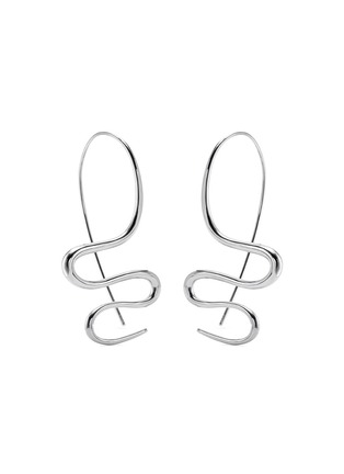 Main View - Click To Enlarge - J. HARDYMENT - 'Undulated' wavy hook earrings