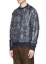 Front View - Click To Enlarge - WOOYOUNGMI - Floral print silk blend sweatshirt