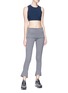 Figure View - Click To Enlarge - PHVLO - Stretch cropped tank bra top