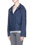 Detail View - Click To Enlarge - PHVLO - Detachable hem hooded rainproof coat