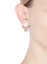 Figure View - Click To Enlarge - ANABELA CHAN - 'Butterfly' freshwater pearl 18k rose gold earrings
