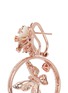 Detail View - Click To Enlarge - ANABELA CHAN - 'Butterfly' 18k rose gold wreath earrings