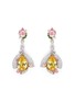 Main View - Click To Enlarge - ANABELA CHAN - 'Fuchsia' citrine drop 18k gold earrings