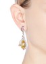 Figure View - Click To Enlarge - ANABELA CHAN - 'Fuchsia' citrine drop 18k gold earrings