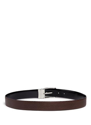 Detail View - Click To Enlarge - ISAIA - Reversible calfskin leather belt